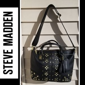 Steve Madden Golden Stud Satchel